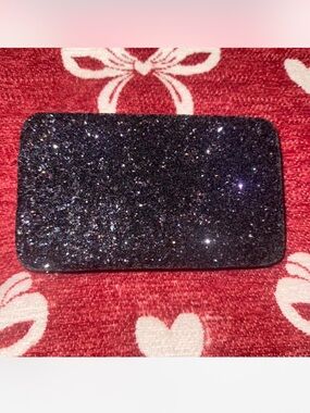 Black Glitter Clutch - Compatible Cell Phone Accessory
